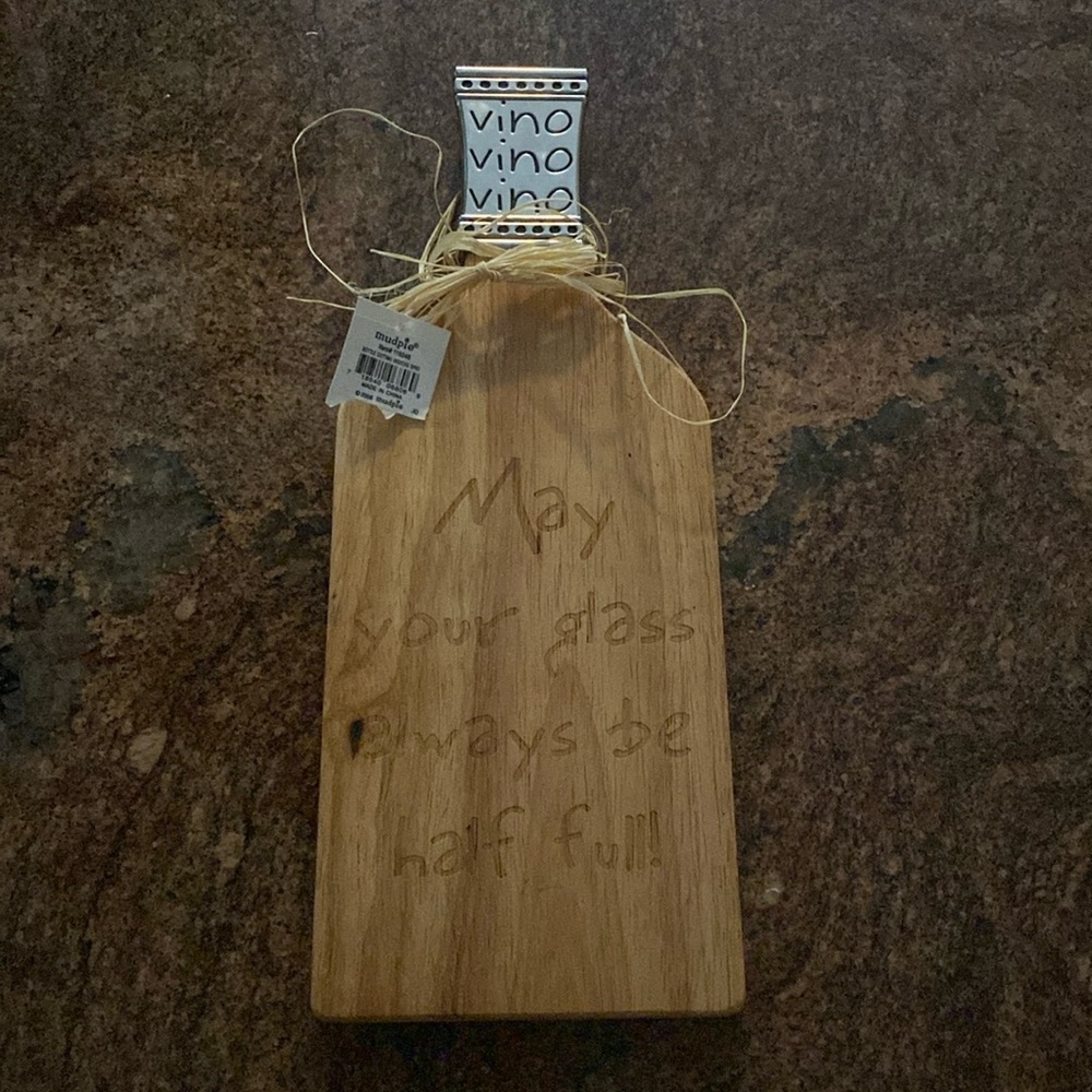 Wine themed cutting board